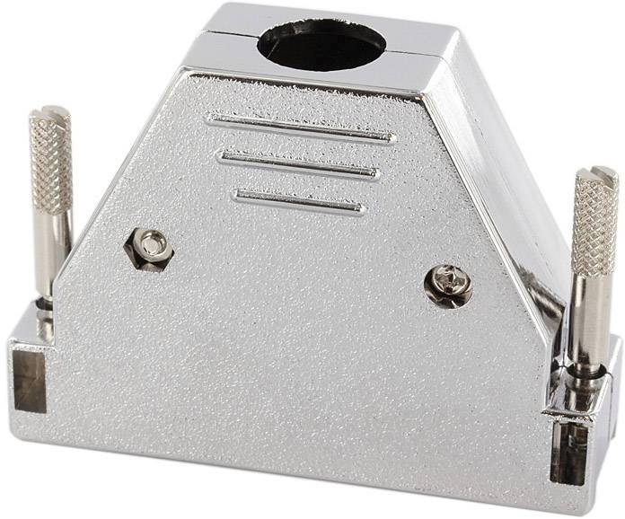 Support métallique avec base rectangulaire et deux pinces de serrage sur les côtés. Ouverture supérieure destinée à recevoir un objet rond.