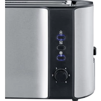 Severin AT 2590 Double toaster à fente large avec grille spéciale viennoisieries acier inoxydable, noir Severin AT 2590 Double toaster à fente large avec grille spéciale viennoisieries acier inoxydable, noir