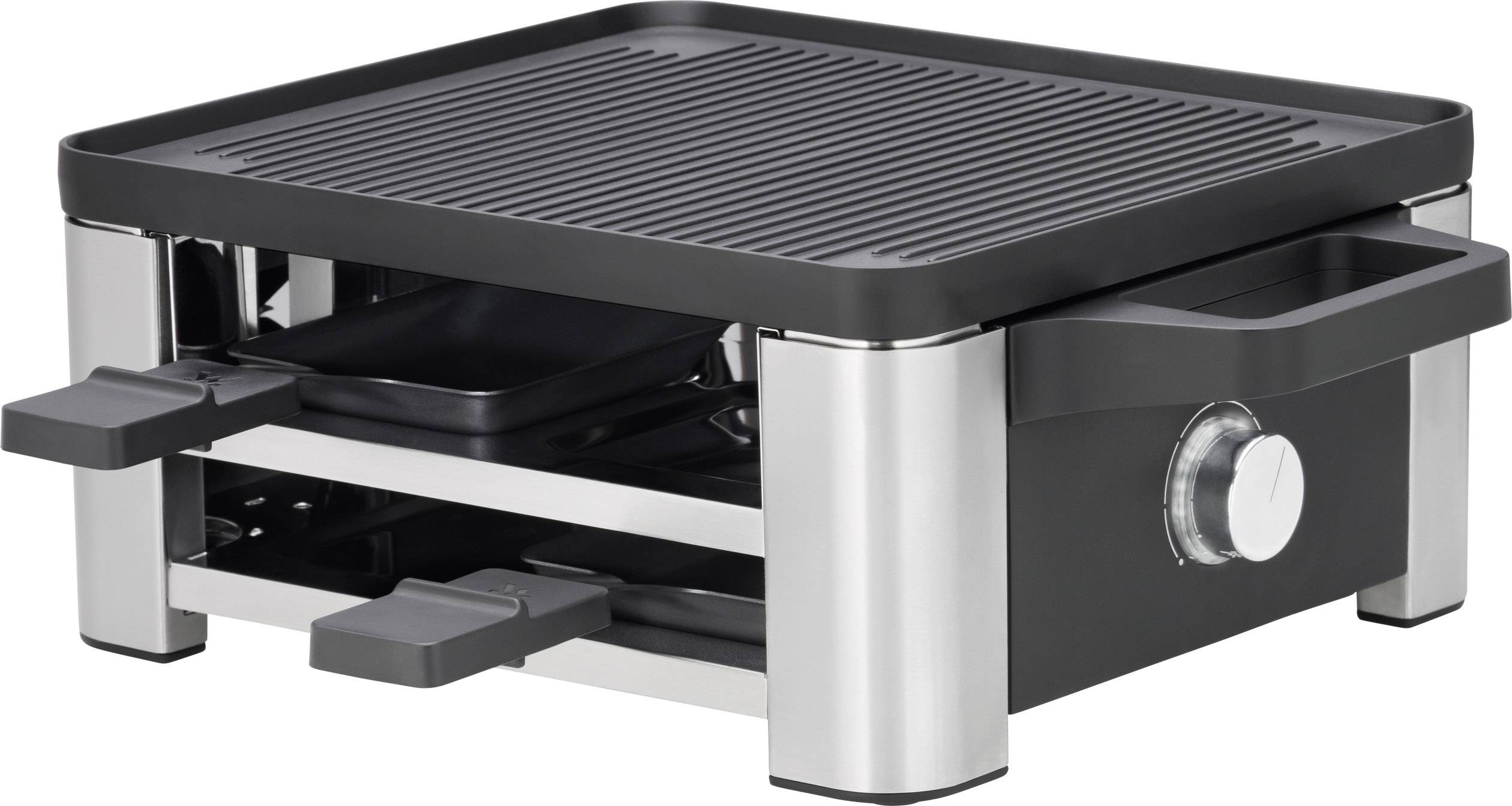 WMF LONO Raclette für 4 Appareil à raclette noir, argent