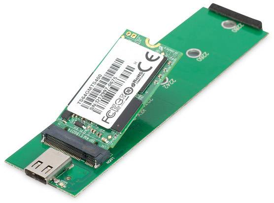 Digitus DA-71115 Boîtier pour disques durs M.2 M.2 2230, M.2 2242, M.2 2260, M.2 2280 USB 3.2 (2è gén.) (USB 3.1)