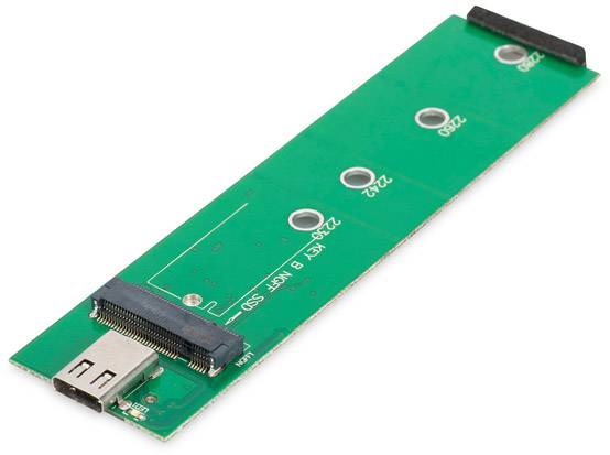 Digitus DA-71115 Boîtier pour disques durs M.2 M.2 2230, M.2 2242, M.2 2260, M.2 2280 USB 3.2 (2è gén.) (USB 3.1)