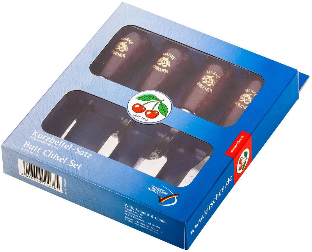 Jeu de 4 embouts courts 6 - 12 - 20 - 26 mm Kirschen 1156000