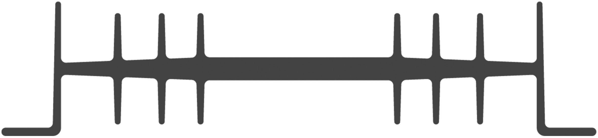 Dissipateur thermique Fischer Elektronik SK 01 75 SA-CB 10018808 2.3 K/W (L x l x H) 75 x 111 x 26 mm 1 pc(s)