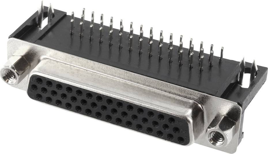 econ connect BU44HDW Embase SUB-D femelle 90 ° Nombre de pôles: 44 pin à souder