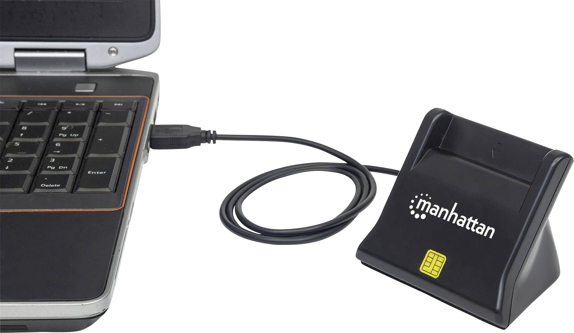 Manhattan 102025 USB-Smartcard/SIM Lecteur de carte à puce