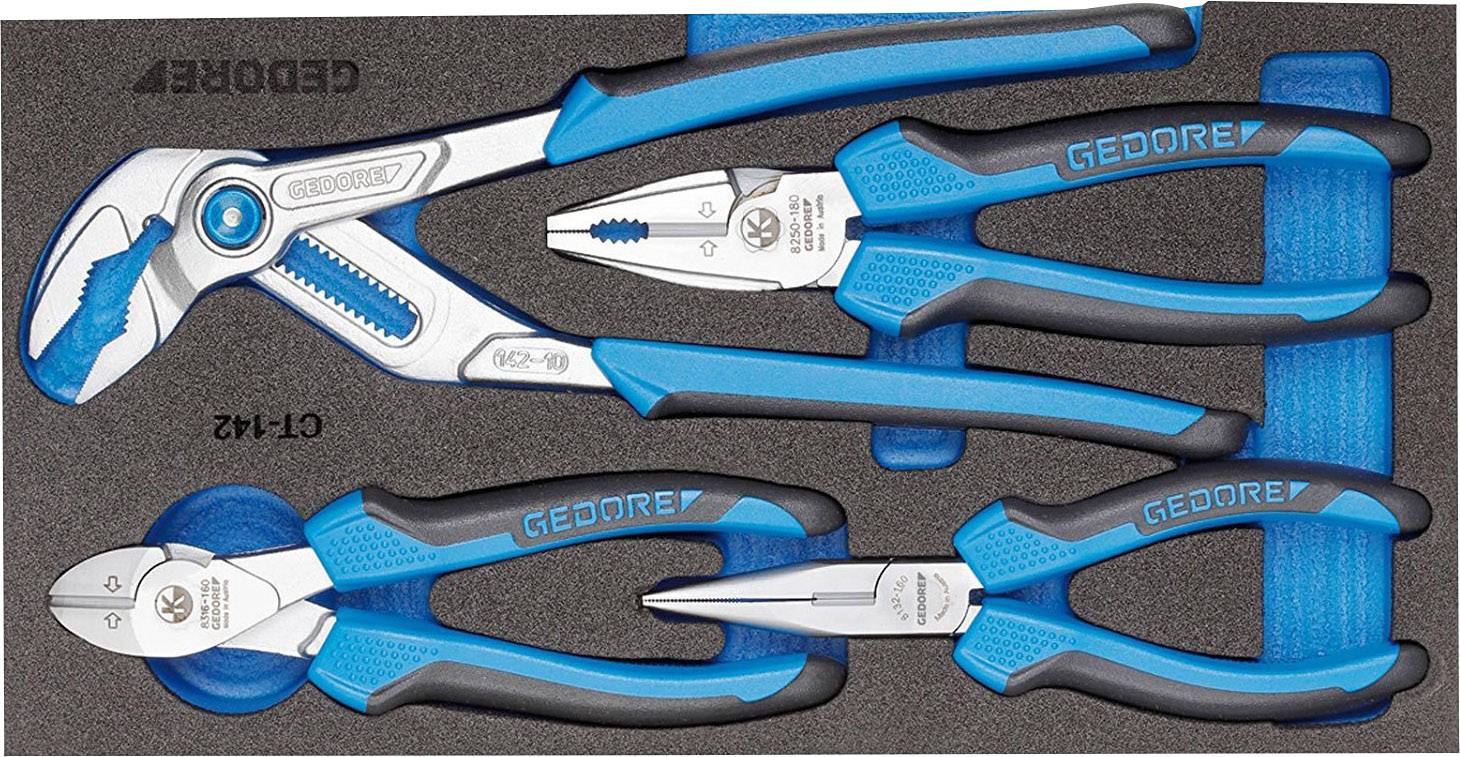 Gedore 2309025 pour l'atelier Jeu de pinces 4 pièces