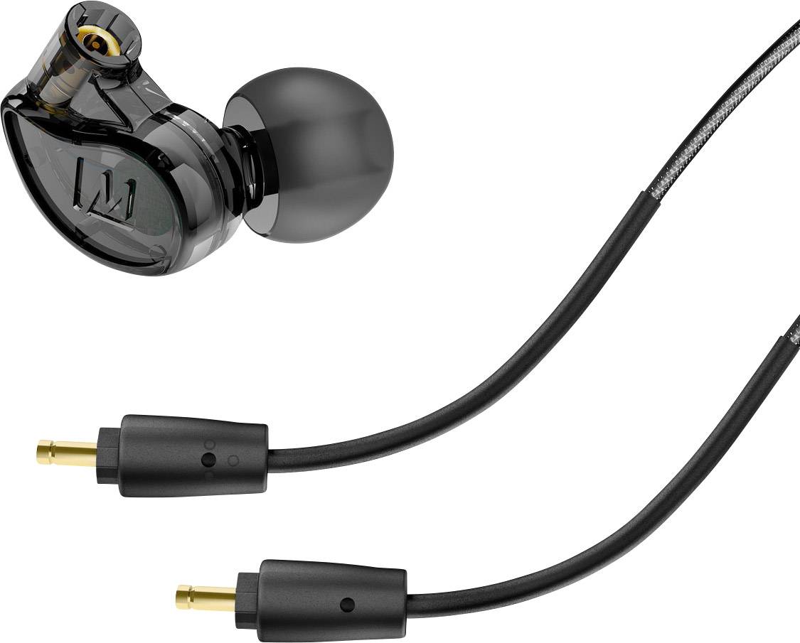Écouteurs intra-auriculaires MEE audio M6 PRO filaire noir micro-casque, résistant à la sueur