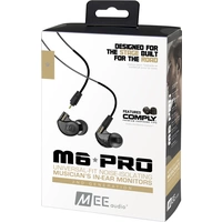 Écouteurs intra-auriculaires MEE audio M6 PRO filaire noir micro-casque, résistant à la sueur Écouteurs intra-auriculaires MEE audio M6 PRO filaire noir micro-casque, résistant à la sueur