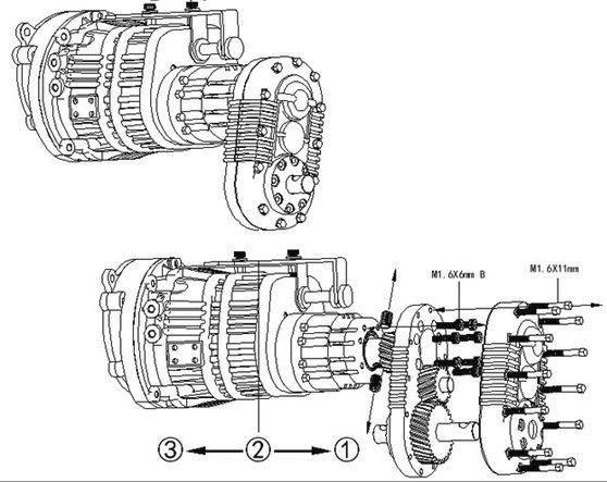 Thicon Models 50230 1:14 Transmission 4x4 1 pc(s)