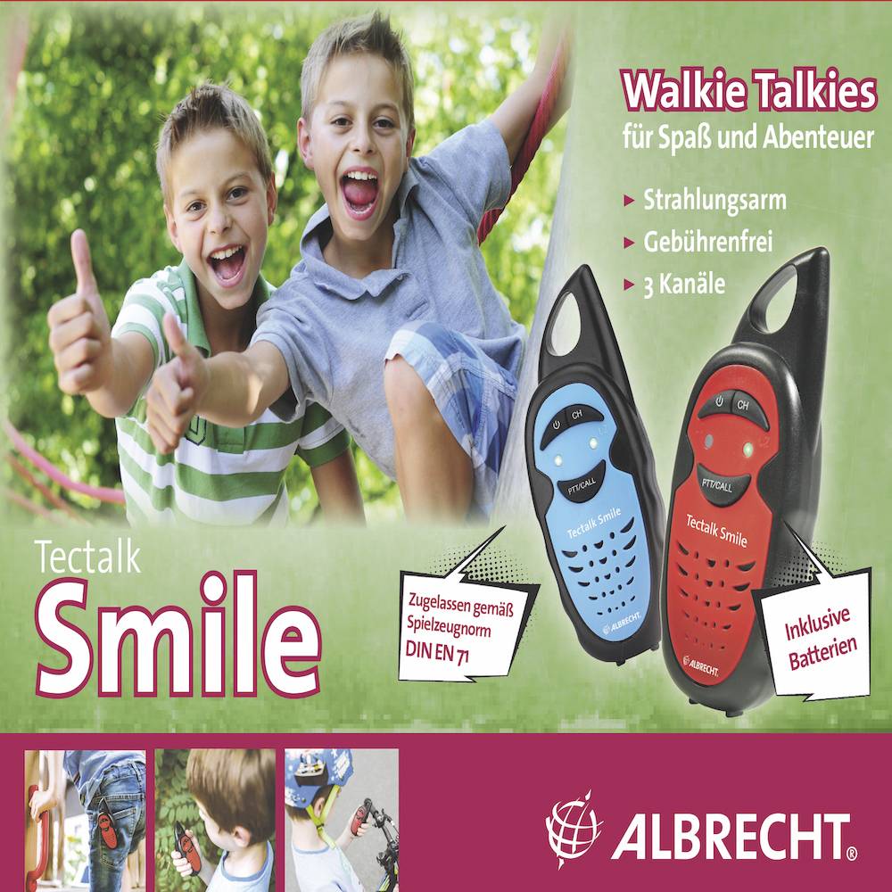 Albrecht Tectalk Smile 29645 Poste émetteur-récepteur de loisirs jeu de 2