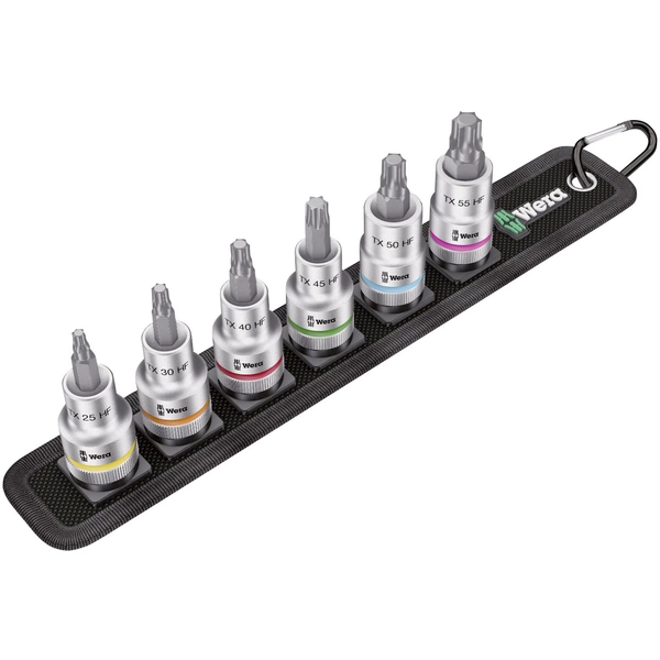 Wera Belt C 3 TORX HF Zyklop Jeu de douilles-embouts 1/2" (12.5 mm) 05003997001 Wera Belt C 3 TORX HF Zyklop Jeu de douilles-embouts 1/2" (12.5 mm) 05003997001