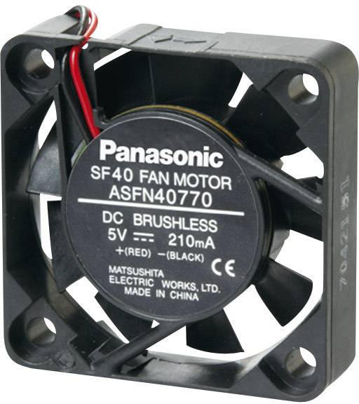 Panasonic ASFN42771 Ventilateur axial 12 V/DC 9 m³/h (L x l x H) 40 x 40 x 10 mm