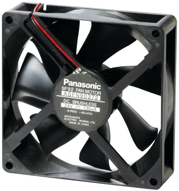 Panasonic ASFN90371 Ventilateur axial 12 V/DC 82.8 m³/h (L x l x H) 92 x 92 x 25 mm