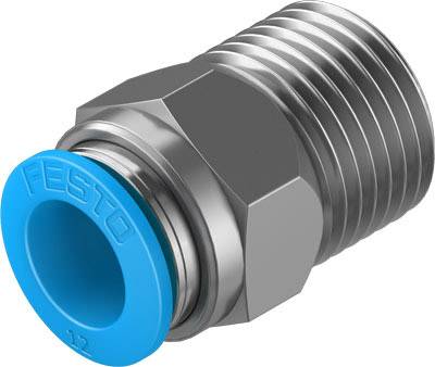 FESTO Raccord droit 153010 QS-1/2-12 Ø de tuyau: 12 mm Taille du filetage: R1/2 1 pc(s)