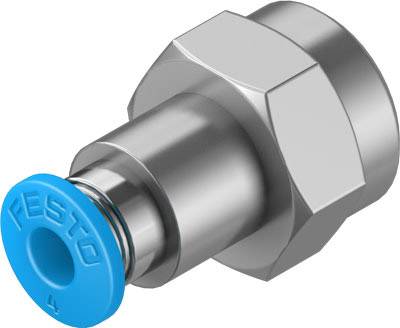 FESTO Raccord droit 153022 QSF-1/8-4-B Filetage intérieur G1/8" Ø de tuyau: 4 mm 1 pc(s)