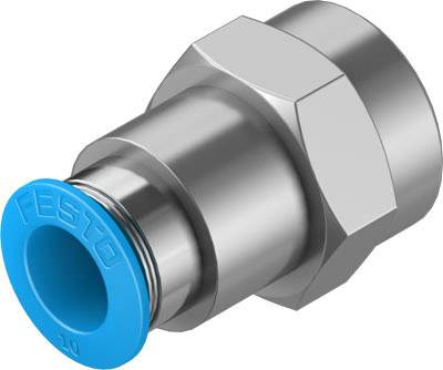 FESTO Raccord droit 153029 QSF-3/8-10-B Filetage intérieur G3/8" Ø de tuyau: 10 mm 1 pc(s)