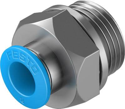 FESTO Raccord droit 186100 QS-G3/8-8 Ø de tuyau: 8 mm Taille du filetage: G3/8"