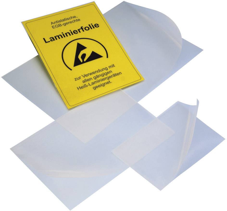 Film laminé antistatique (ESD) BJZ C-199 2751 transparent (L x l) 304 mm x 217 mm