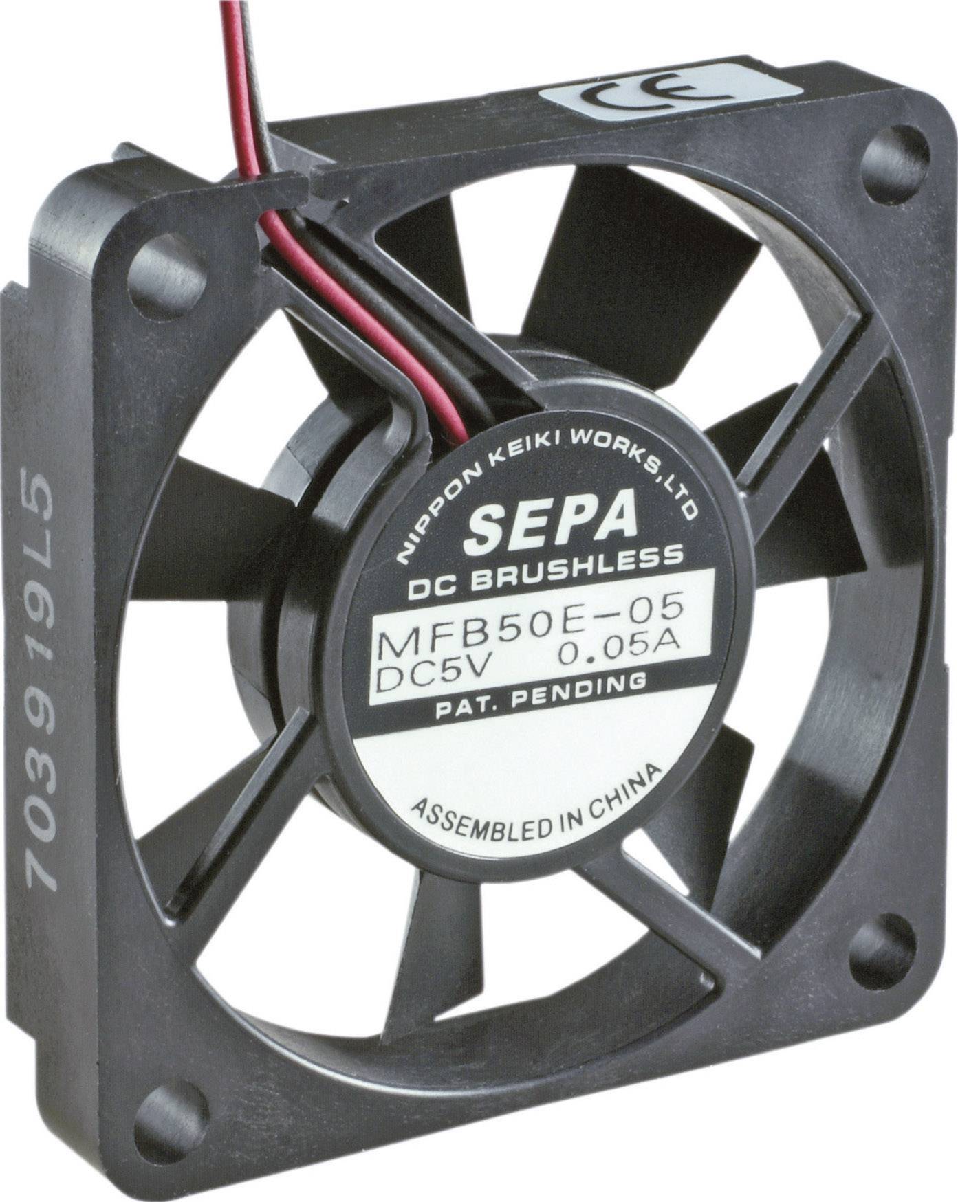 SEPA MFB50E12 Ventilateur axial 12 V/DC 14.3 m³/h (L x l x H) 50 x 50 x 10 mm