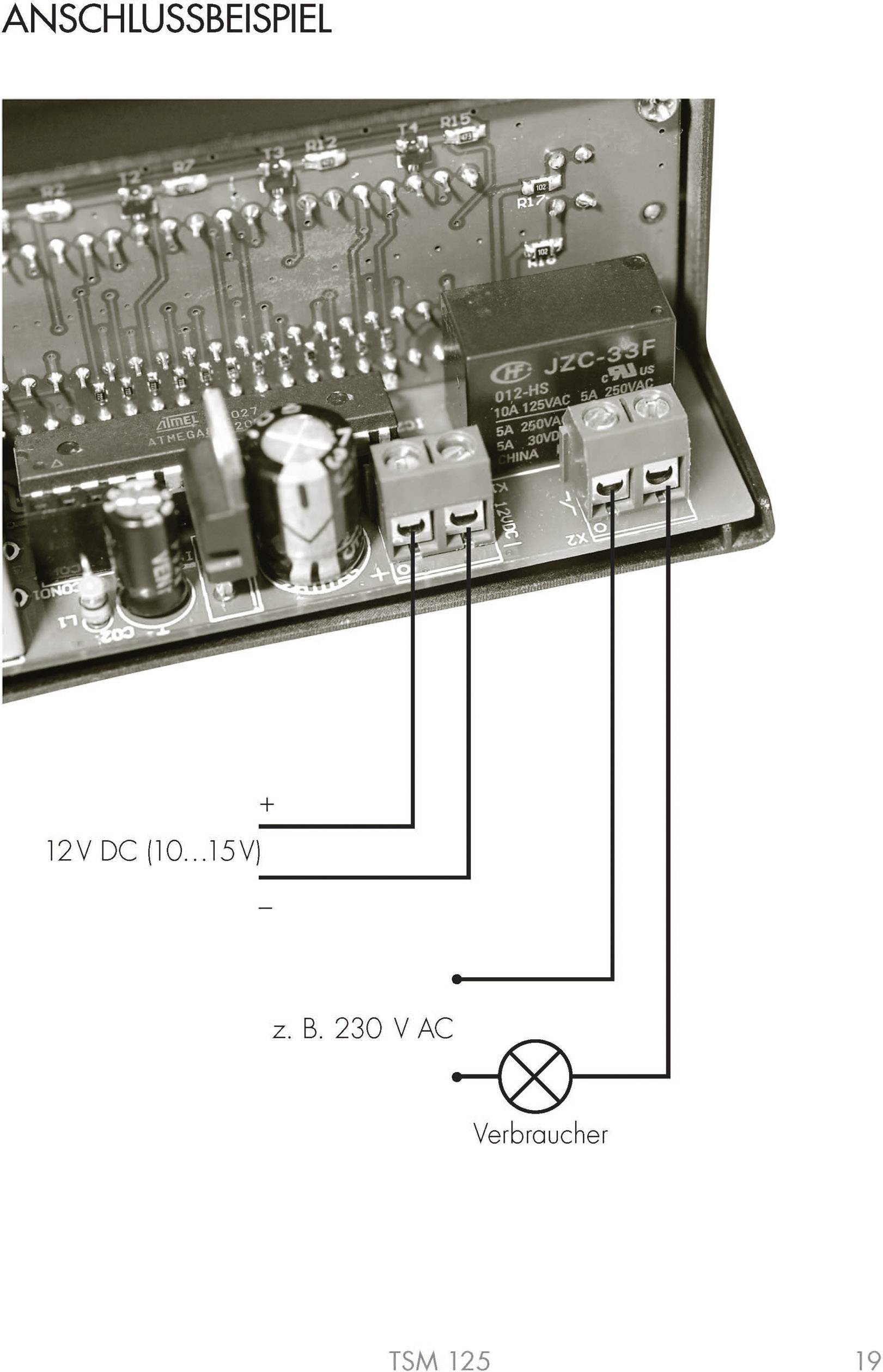 Interrupteur thermique (kit monté) H-Tronic 1114525 12 V/DC -55 - 125 °C 1 pc(s)