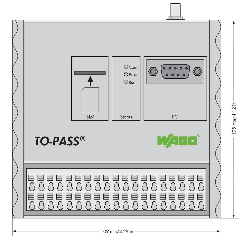 API - Module de télécontrôle WAGO 761-110 10 V/DC, 30 V/DC 1 pc(s)