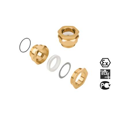 Presse-étoupe Weidmüller KSG M75 BS O SC 2 G75 1136770000 M75 laiton laiton 1 pc(s)