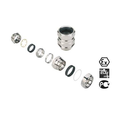 Presse-étoupe Weidmüller KDSW M25 BN L NI 1 G25 1074810000 M25 laiton laiton 20 pc(s)