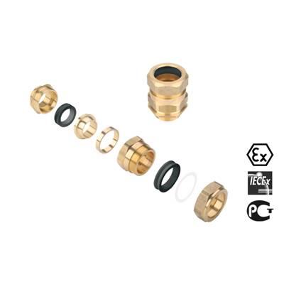 Presse-étoupe Weidmüller KDSW M50 BN O SC 2 G50S 1074630000 M50 laiton laiton 1 pc(s)