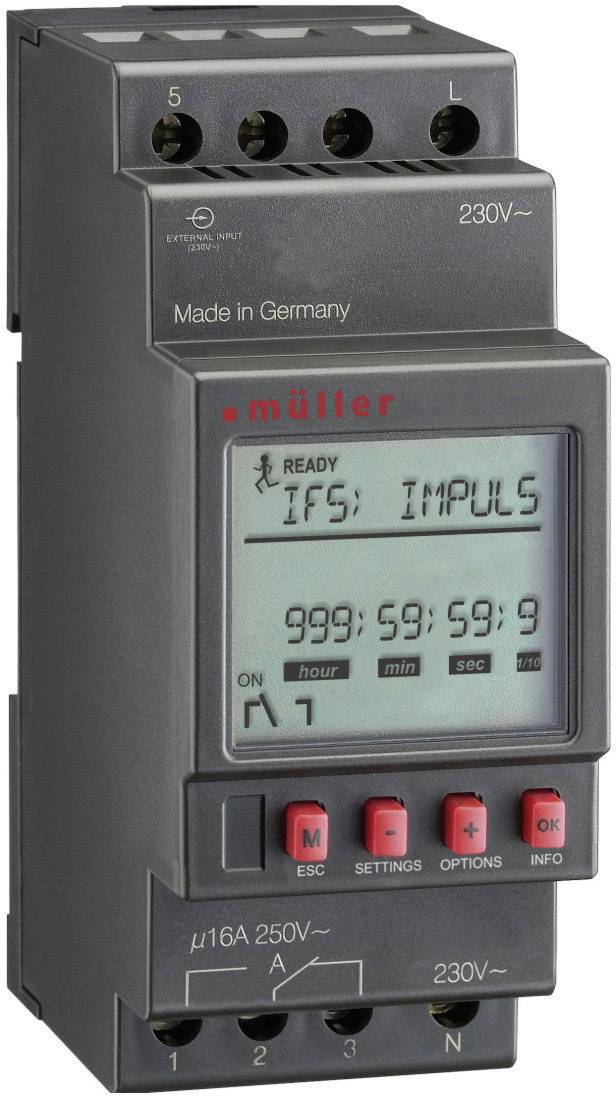 Müller MR 28.10 pro 230V 50-60Hz Programmateur horaire pour rail numérique 230 V/AC 4000 W
