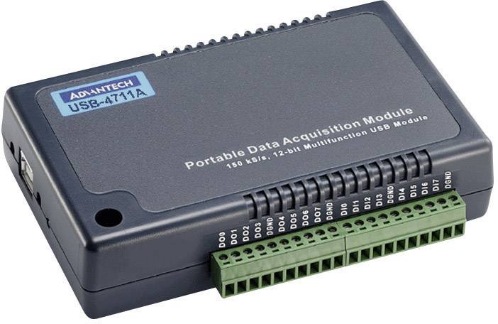 Module I/O DI, DO, analogique, USB Advantech USB-4711 Nombre d'entrées: 24 x Nbr. de sorties: 10 x 1 pc(s)