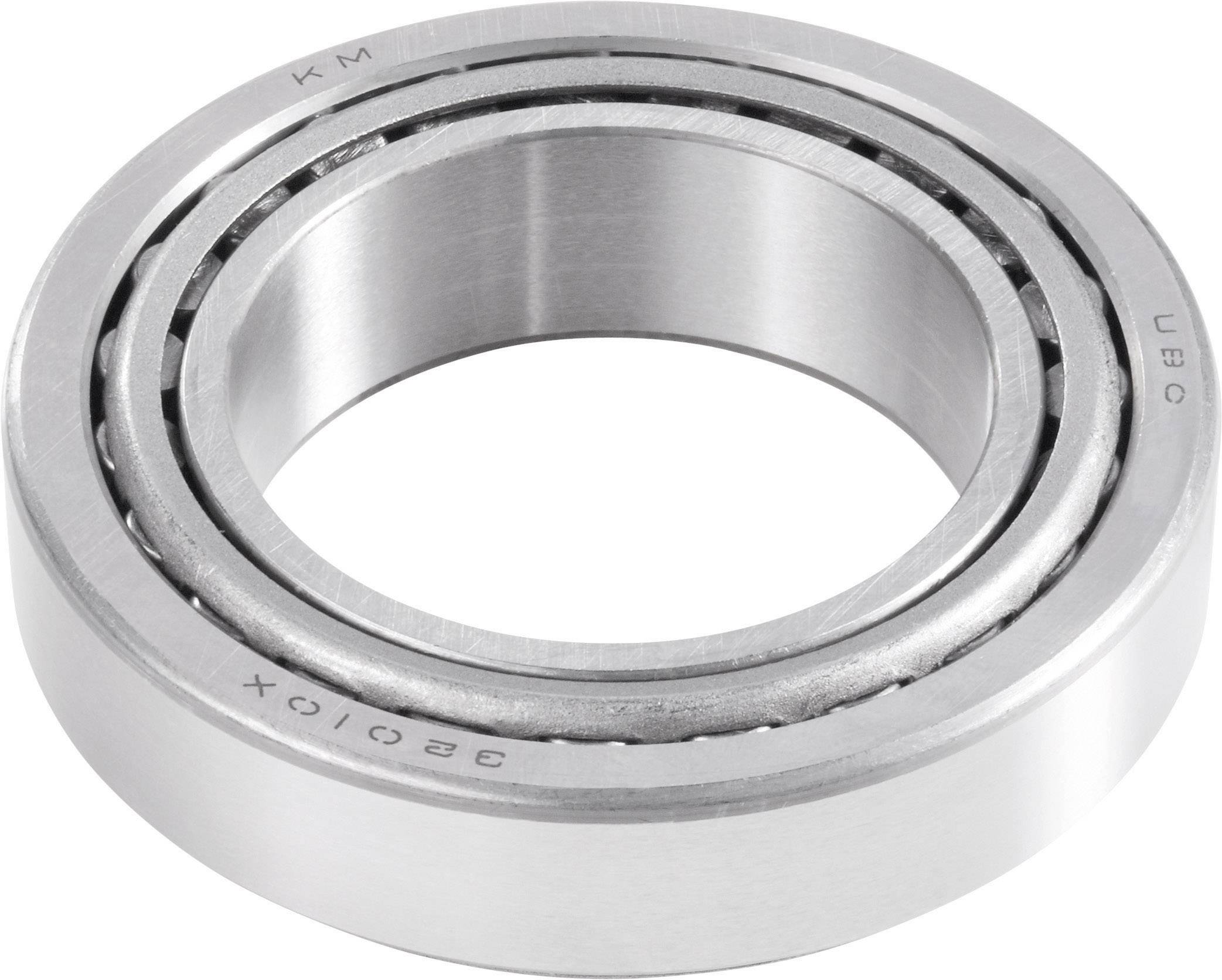 Roulement à billes métrique rangée simple rouleaux coniques Ø int. Ø ext. 72 mm régime 9800 tr/min UBC Bearing 30207 A