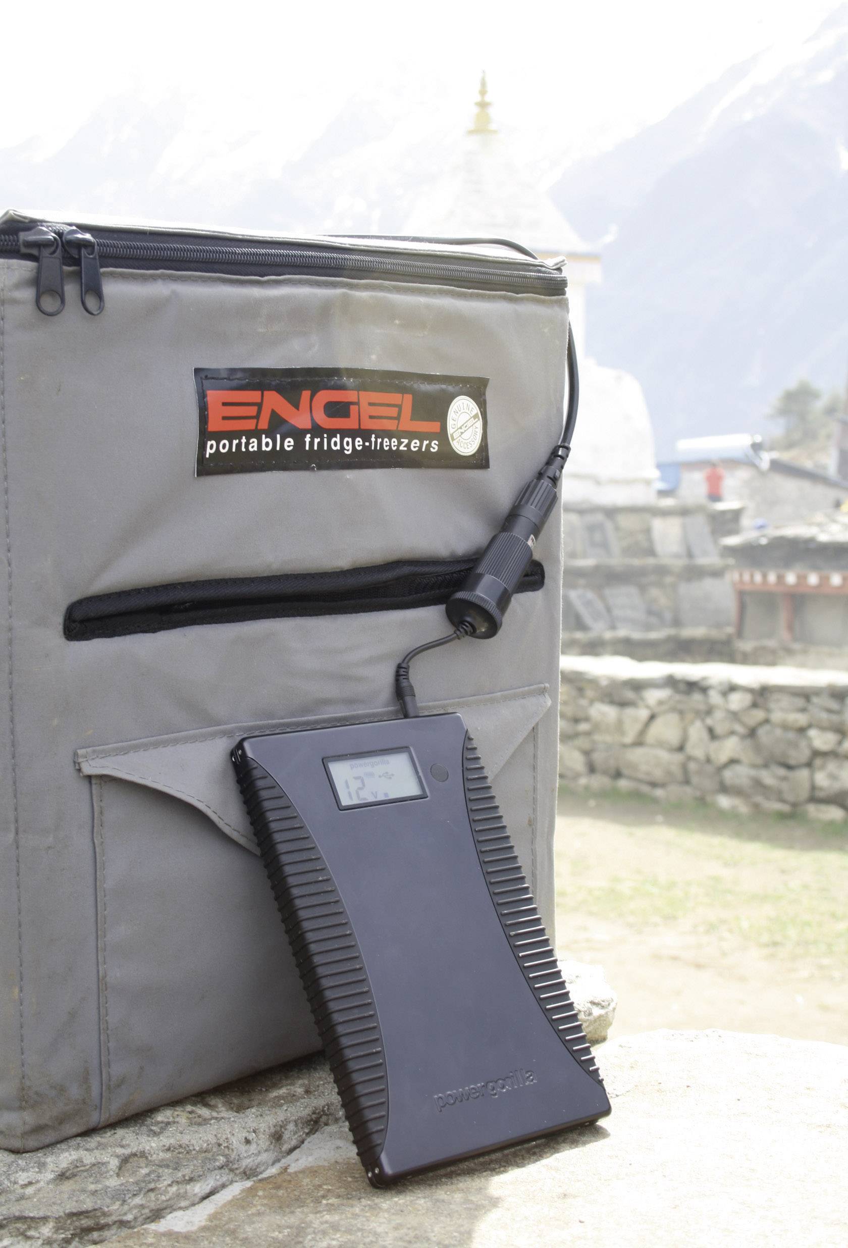 Power Traveller Powergorilla Powerbank (batterie supplémentaire) 24000 mAh Quick Charge 3.0 LiPo USB-A noir Extérieur, Affichage