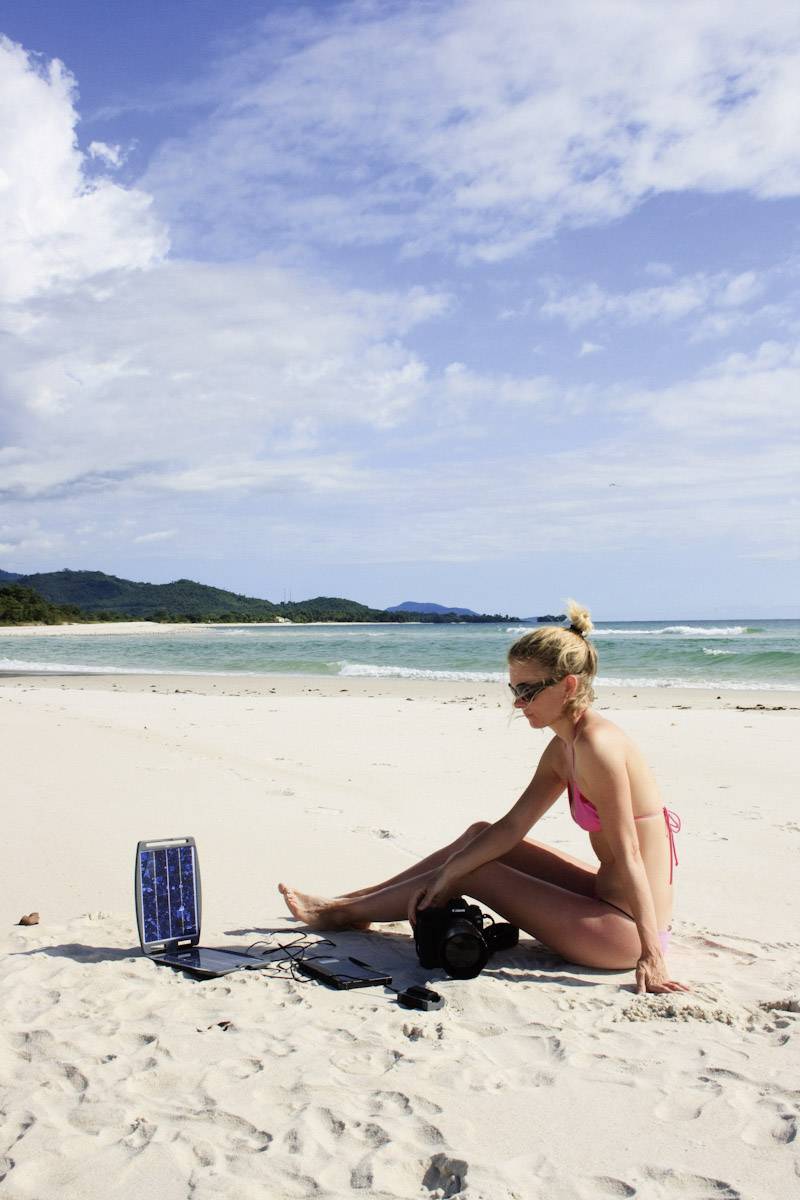 Power Traveller Powergorilla Powerbank (batterie supplémentaire) 24000 mAh Quick Charge 3.0 LiPo USB-A noir Extérieur, Affichage