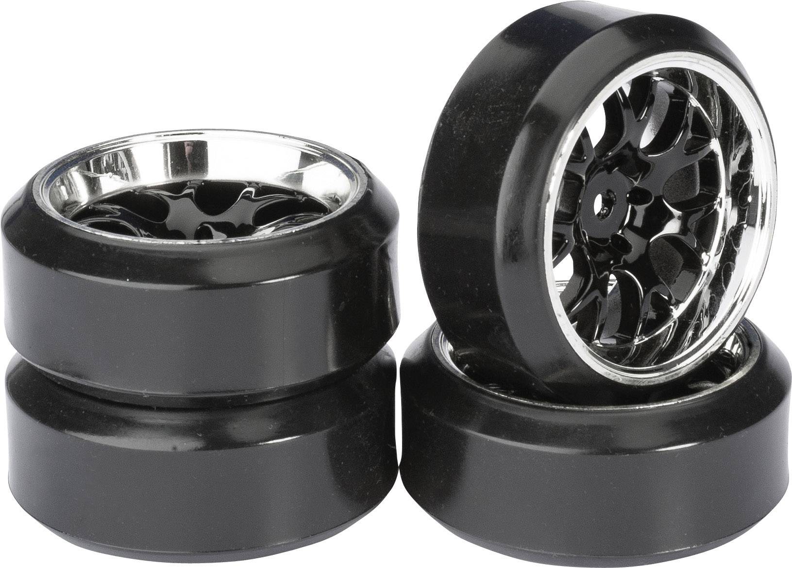 Roues complètes ABSIMA 1:10 avec rayons en nid d'abeilles 2510042