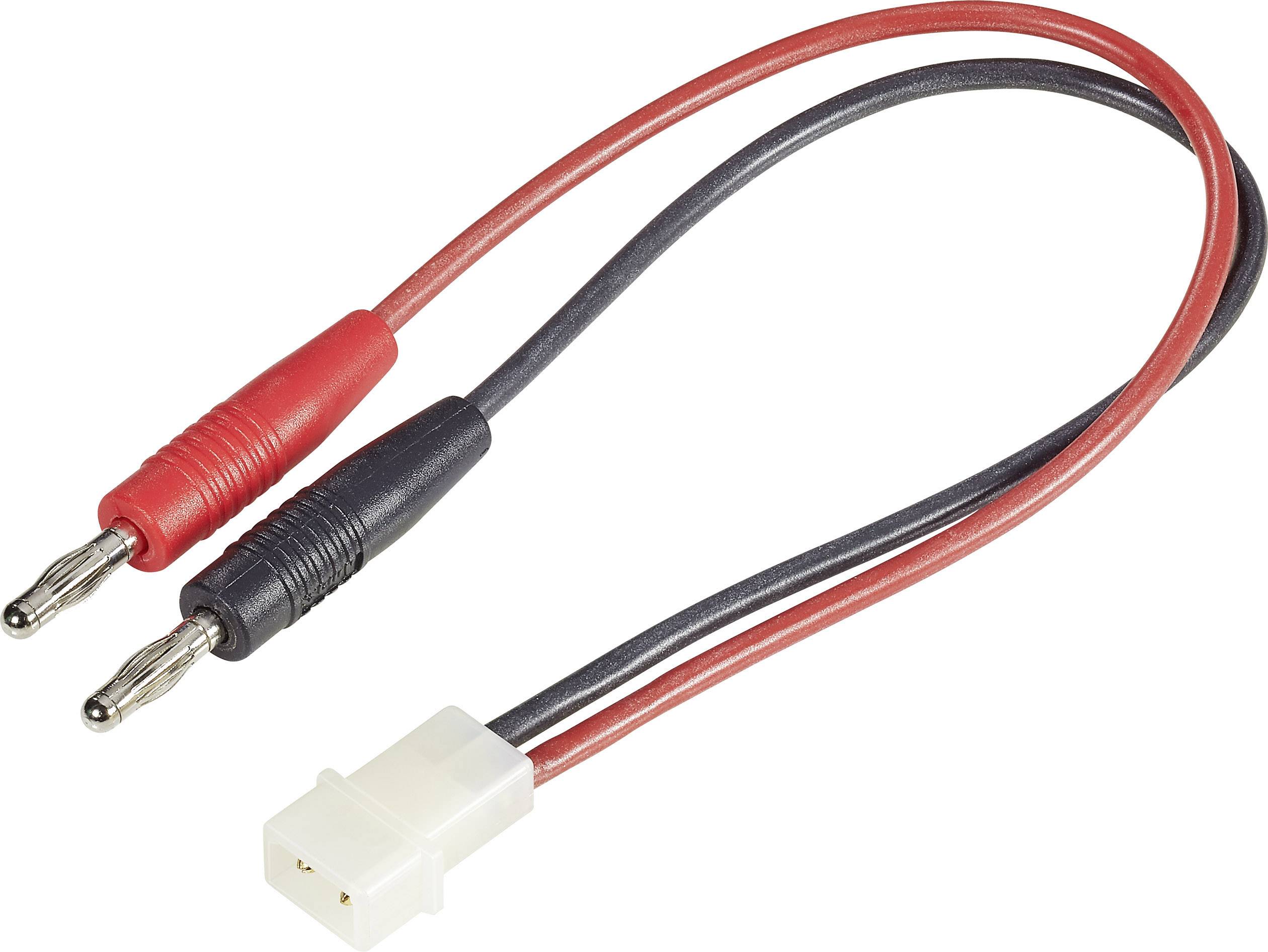 Câble de charge Modelcraft 208294 [2x banane mâle - 1x AMP mâle] 25.00 cm 2.5 mm²