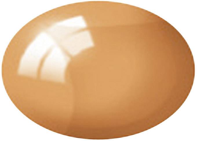 Un ovale brillant orange avec des reflets blancs suggérant une surface réfléchissante.