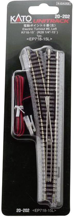 Aiguillage, électrique, à gauche KATO 7078200 (N) Kato Unitrack 1 pc(s)