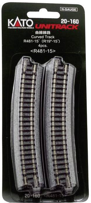 Rail courbe KATO 7078109 (N) Kato Unitrack 4 pc(s)