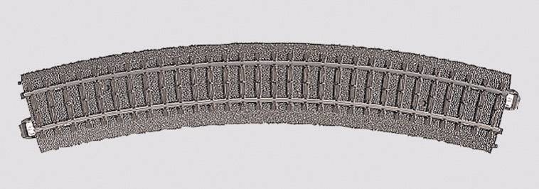 Rail courbe H0 Rayon:437.5 mm 30 ° Märklin 24230 6 pc(s)
