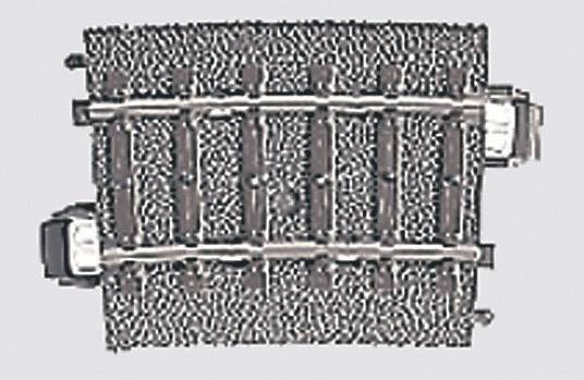 Rail courbe H0 Rayon:360 mm 7.5 ° Märklin 24107 6 pc(s)