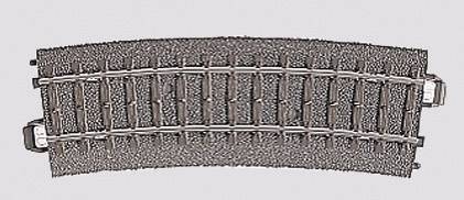 Rail courbe H0 Rayon:437.5 mm 15 ° Märklin 24215 6 pc(s)