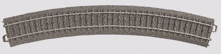 Rail courbe H0 Rayon:579.3 mm 30 ° Märklin 24430 6 pc(s)