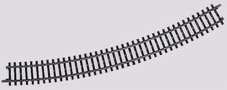 Rail courbe Rayon:553.9 mm 30 ° Märklin 2241 10 pc(s)