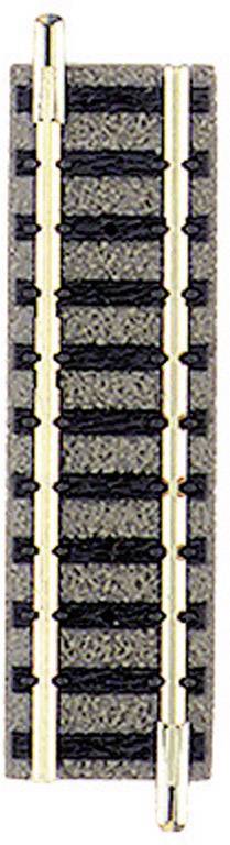 Rail droit Fleischmann 9102 (N) Voie Fleischmann piccolo (avec ballast) 1 pc(s)