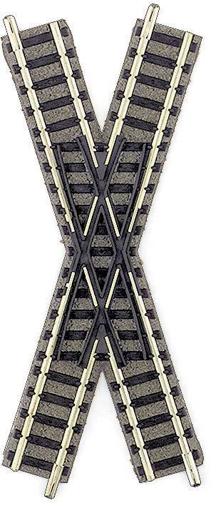 Croisement Fleischmann 9161 (N) Voie Fleischmann piccolo (avec ballast) 1 pc(s)