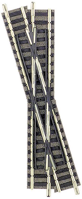 Croisement, à gauche Fleischmann 9162 (N) Voie Fleischmann piccolo (avec ballast) 1 pc(s)