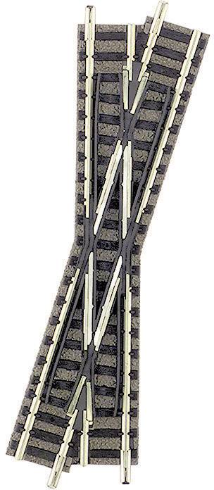 Croisement, à droite Fleischmann 9163 (N) Voie Fleischmann piccolo (avec ballast) 1 pc(s)