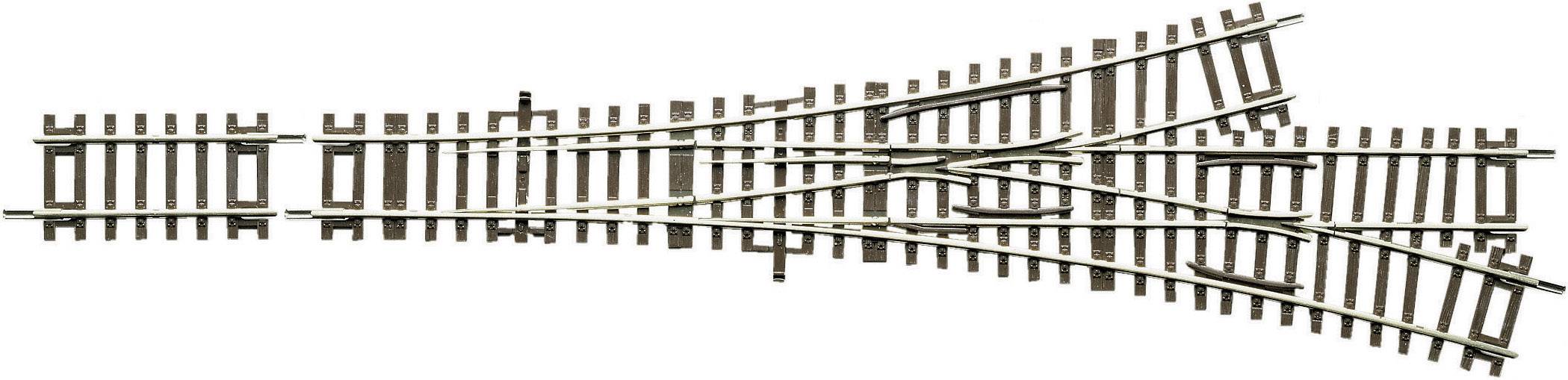 Plan de voies avec aiguillages : Un rail se divise en deux directions, symbolisant la prise de décision.