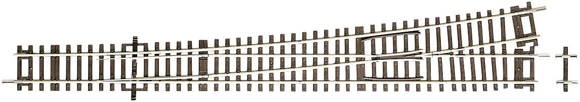 (H0) Voie Rocoline (sans ballast) 42490 Aiguillage enroulé, à gauche 345 mm 1 pc(s)