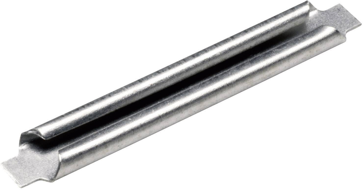 Profilé métallique de renfort de forme allongée, utilisé pour stabiliser les structures dans des applications de construction.